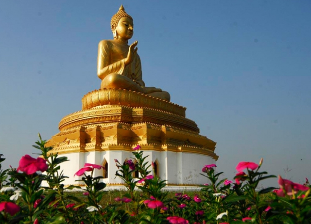 pasos de buda mientras paquetes a india